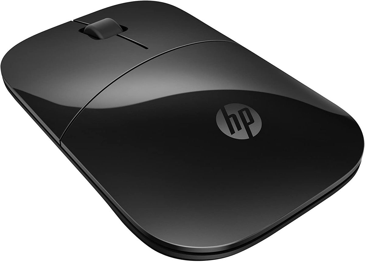 A simple and clean looking mouse from HP with a low-profile. It also features a blue LED sensor that allows you to use the mouse on almost any surface.