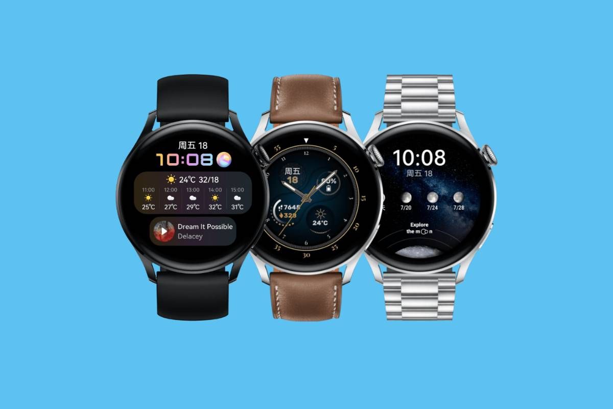 Huawei Watch 3 in three variants