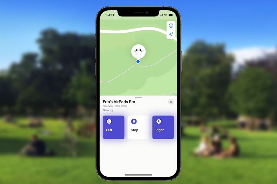 Locate AirPods using Find My app on iPhone