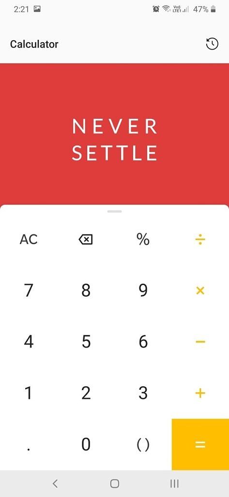 OnePlus Android hidden code calculator