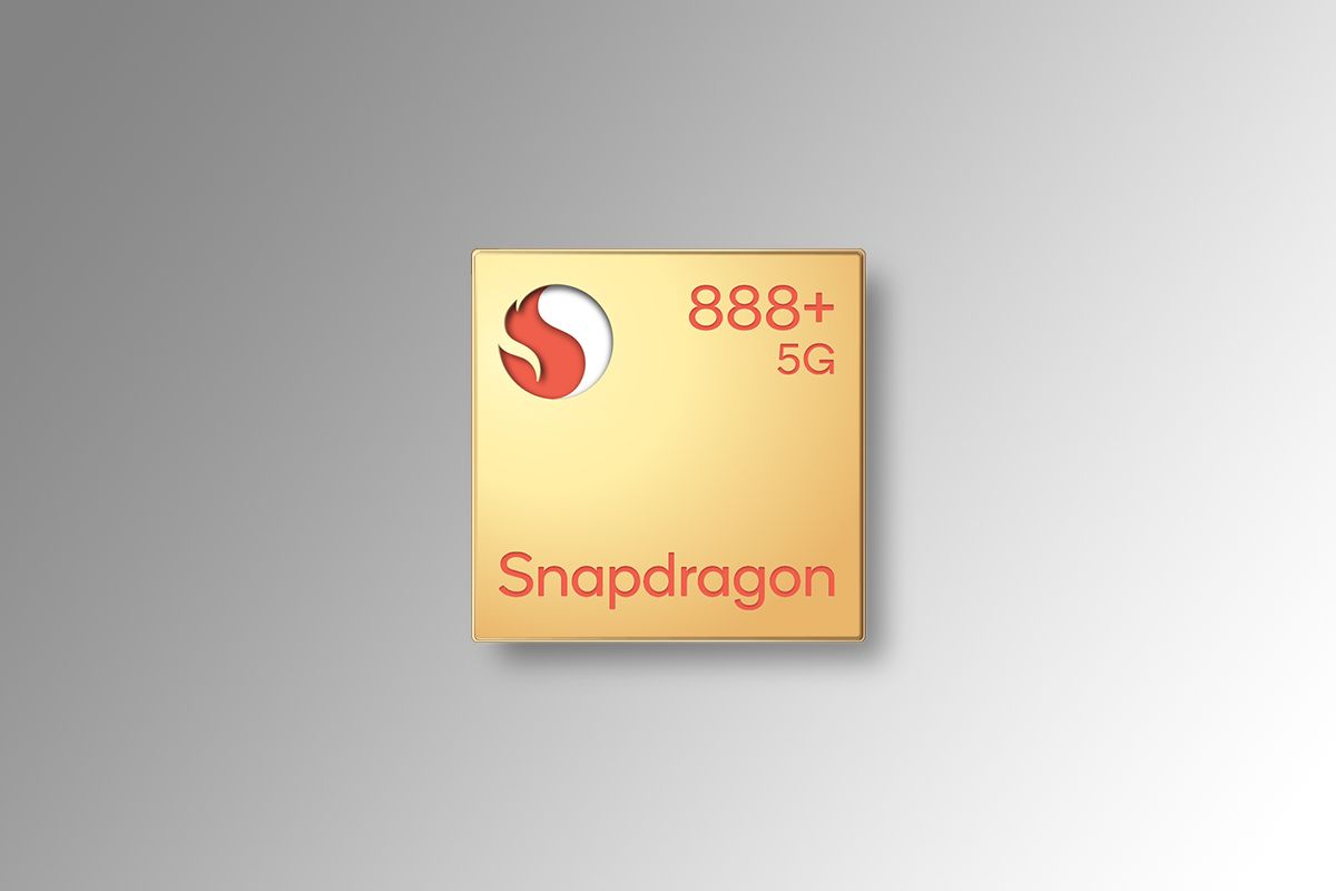 Qualcomm Snapdragon 888 Plus render on gray background Honor