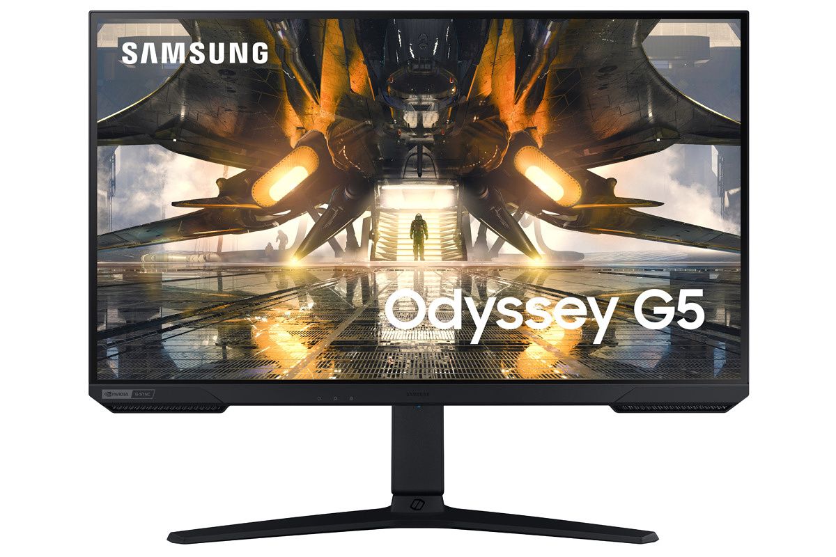 If you're gaming on an XPS 13, you can use this Samsung monitor for a smoother experience. It has a 165Hz refresh rate with AMD FreeSync Premium, 1ms response time, and Quad HD resolution that ensures you get a crisp picture.