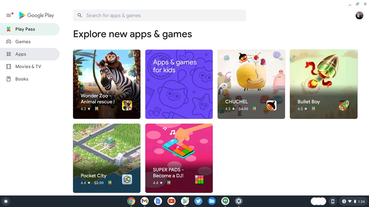 Play Store on Chrome OS