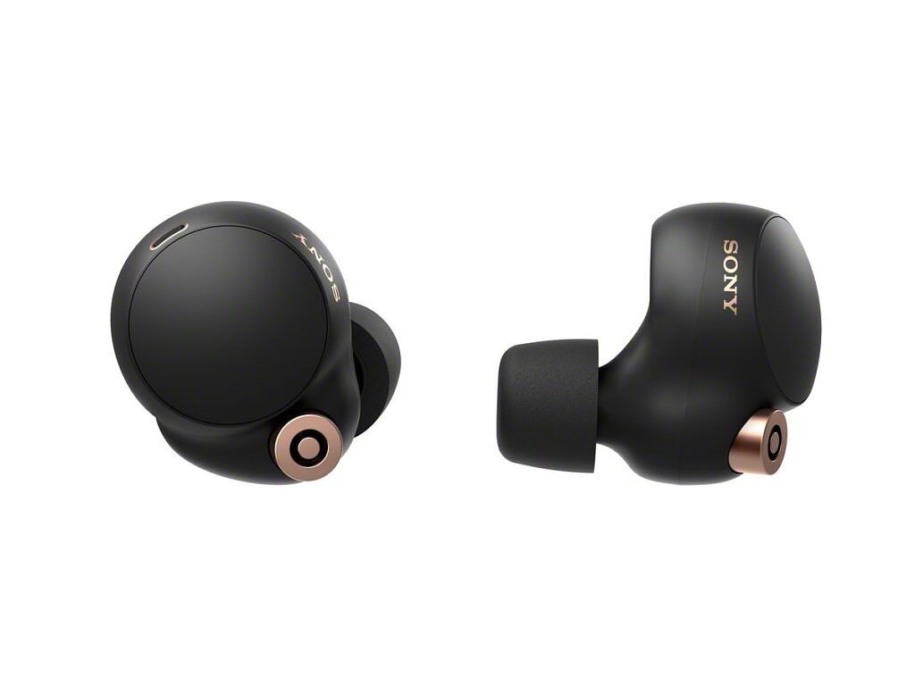 Sony WF-1000XM4 wireless earbuds in black