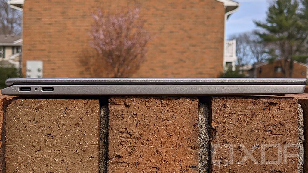 Side view of ThinkPad X1 Titanium Yoga