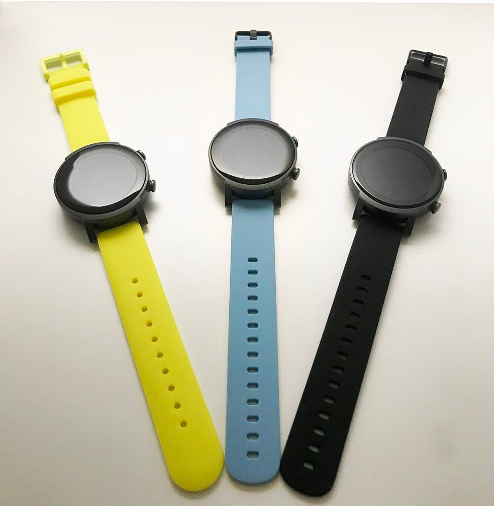 TicWatch E3 in three colorways