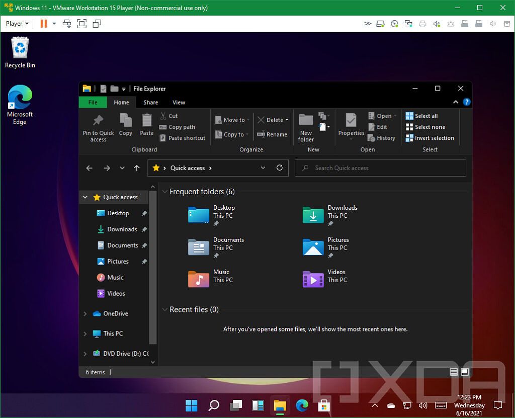 Windows 11 File Explorer showing colorful icons