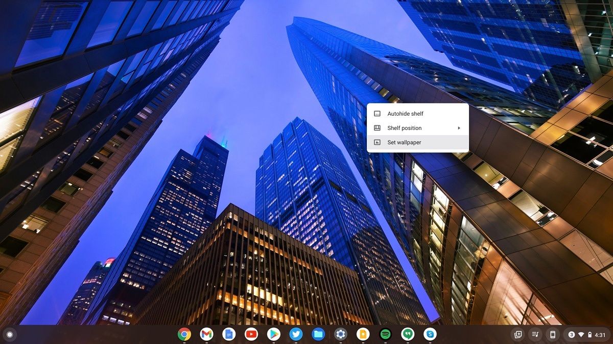 How to change the wallpaper on your Chromebook