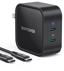 This 90W wall charger will power most USB Type-C devices as quickly as possible, though the lack of PPS support is a bummer for Samsung fans. <strong>Click the Coupon button</strong> on the product page to get the full discount.