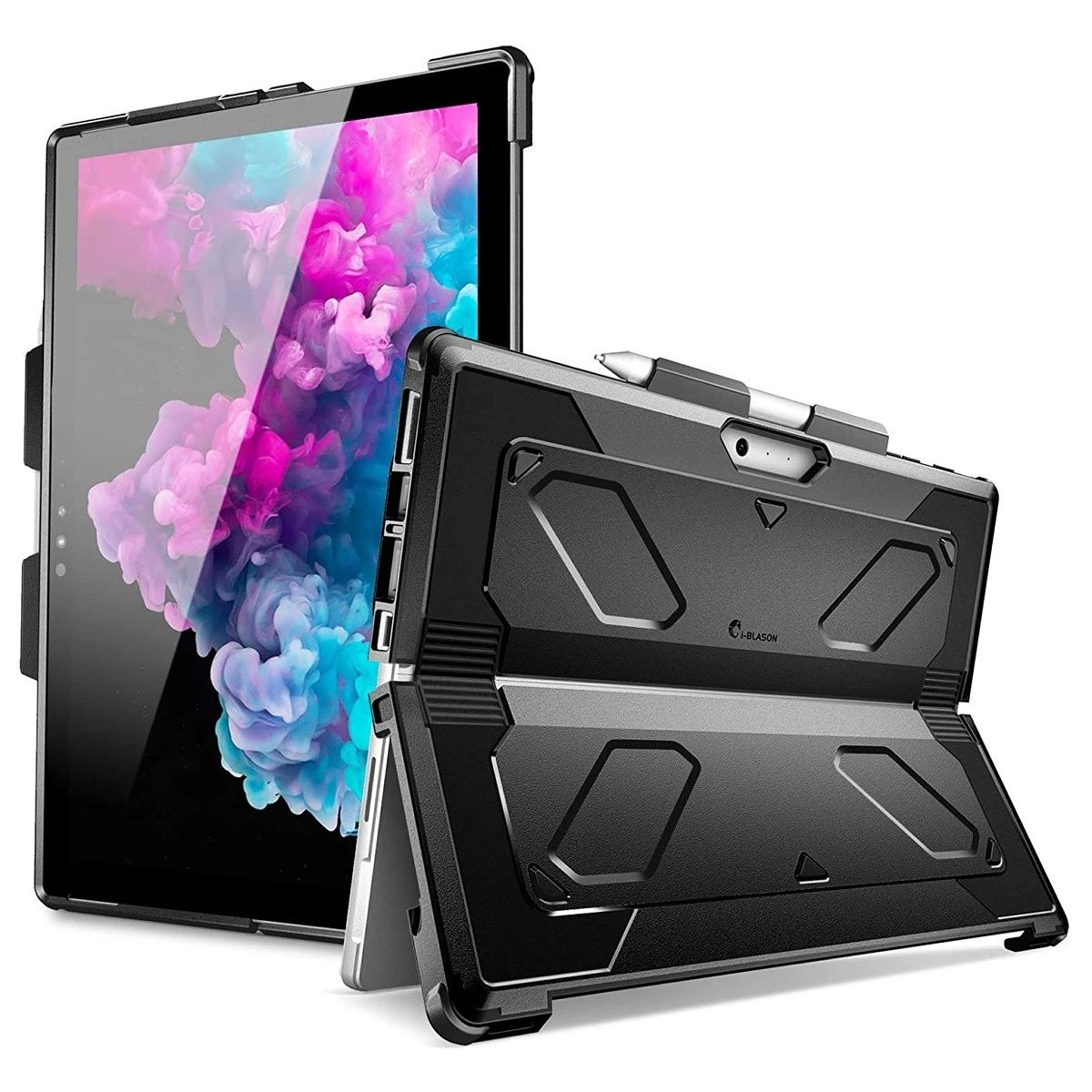 One of the toughest cases out there, this offers total protection from drops, bumps, and falls. It's made out of strong TPU and plastic materials, and even has cutouts for the ports as well as ventilation for the CPU cooler.