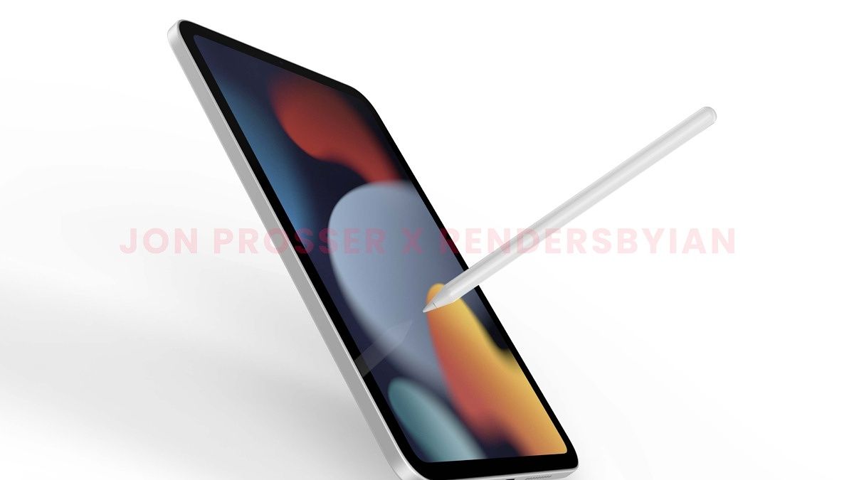 The potentially-leaked Apple Pencil 3 with the purported iPad Mini 6