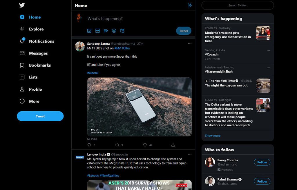 Twitter app on Windows