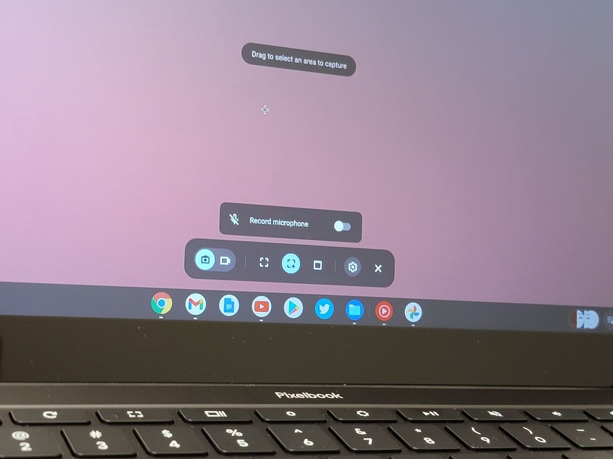 Screen recording on Chrome OS