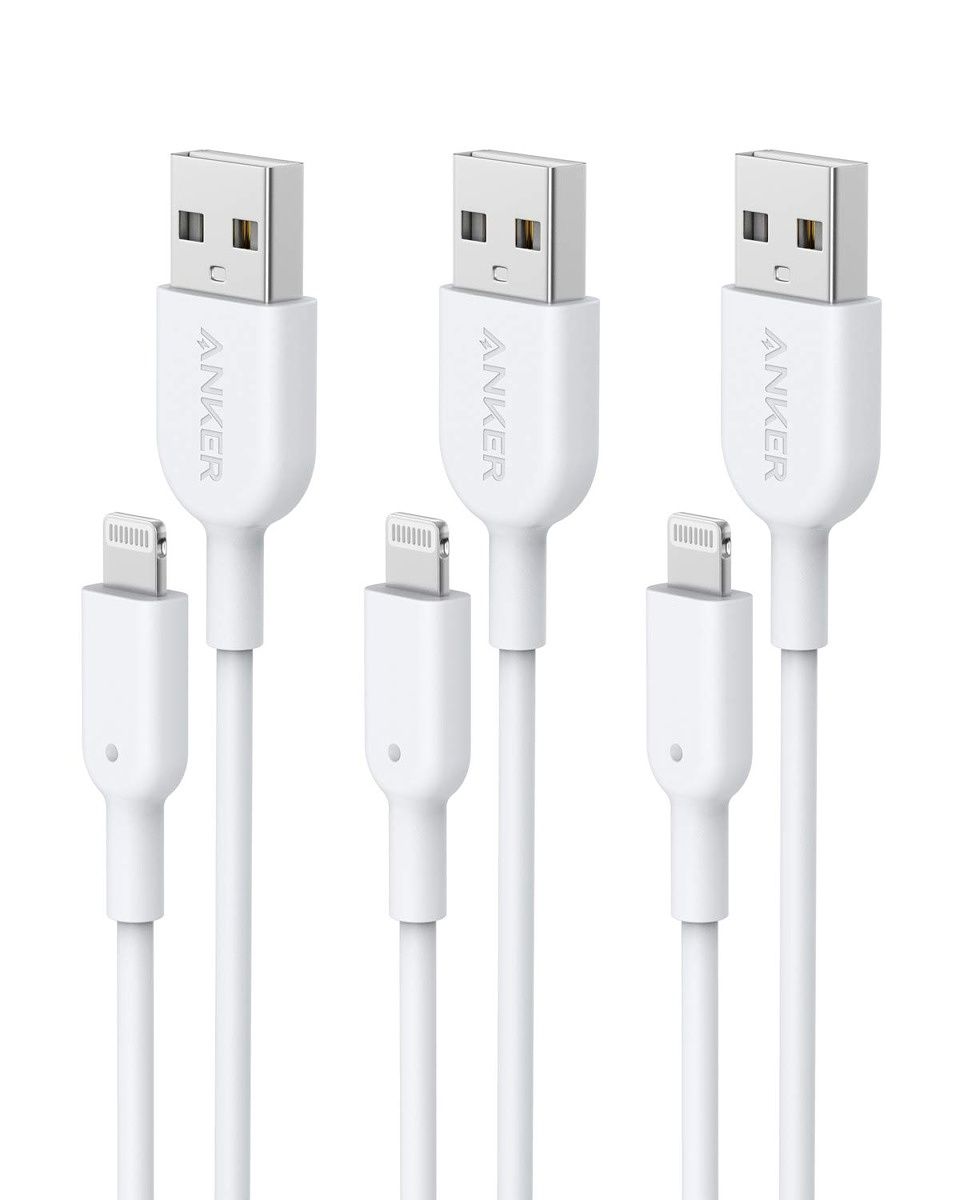 This 3-pack of Lightning cords is a great option for replacing Apple's own poorly-built cables.