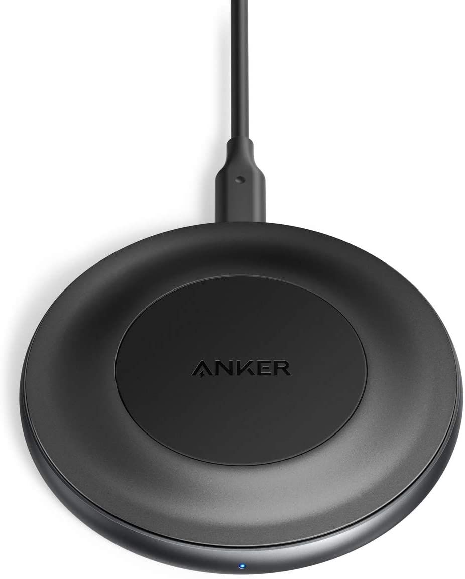 This charging pad can charge iPhones and Samsung phones at up to 15W. It's $20, $10 off the normal price.