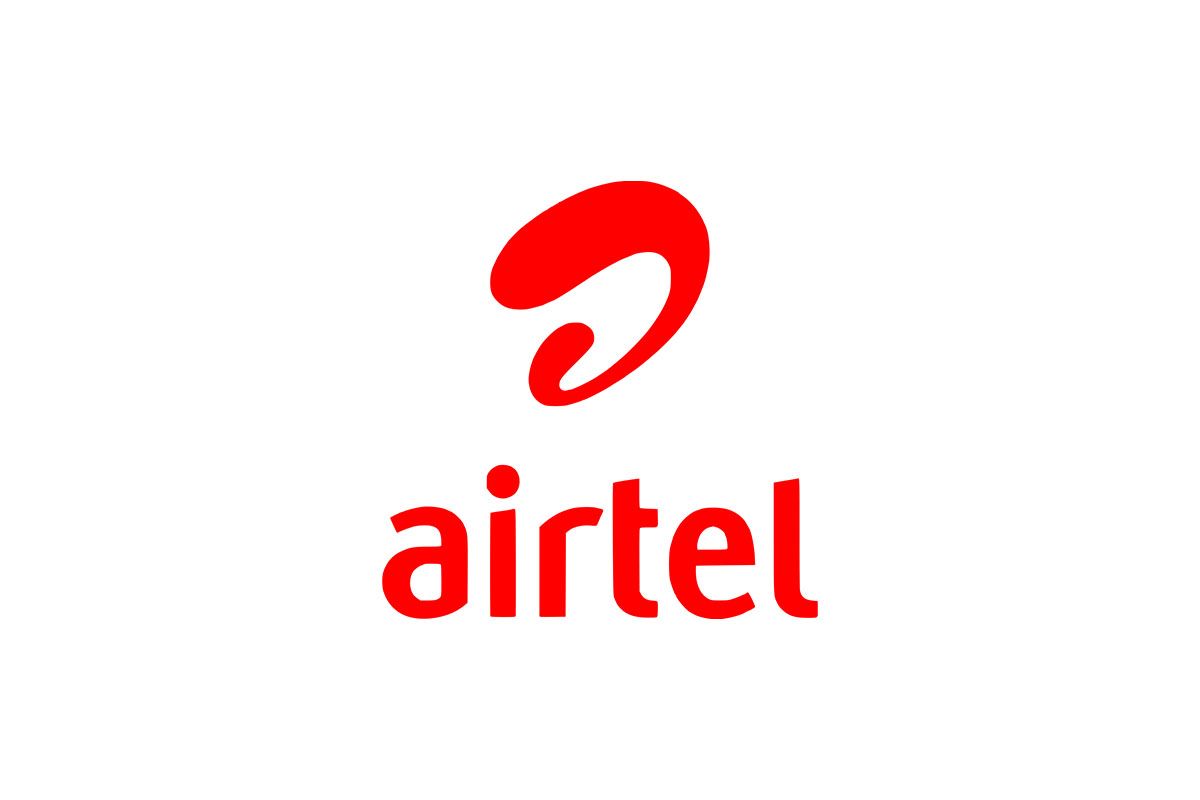 Airtel logo on white background