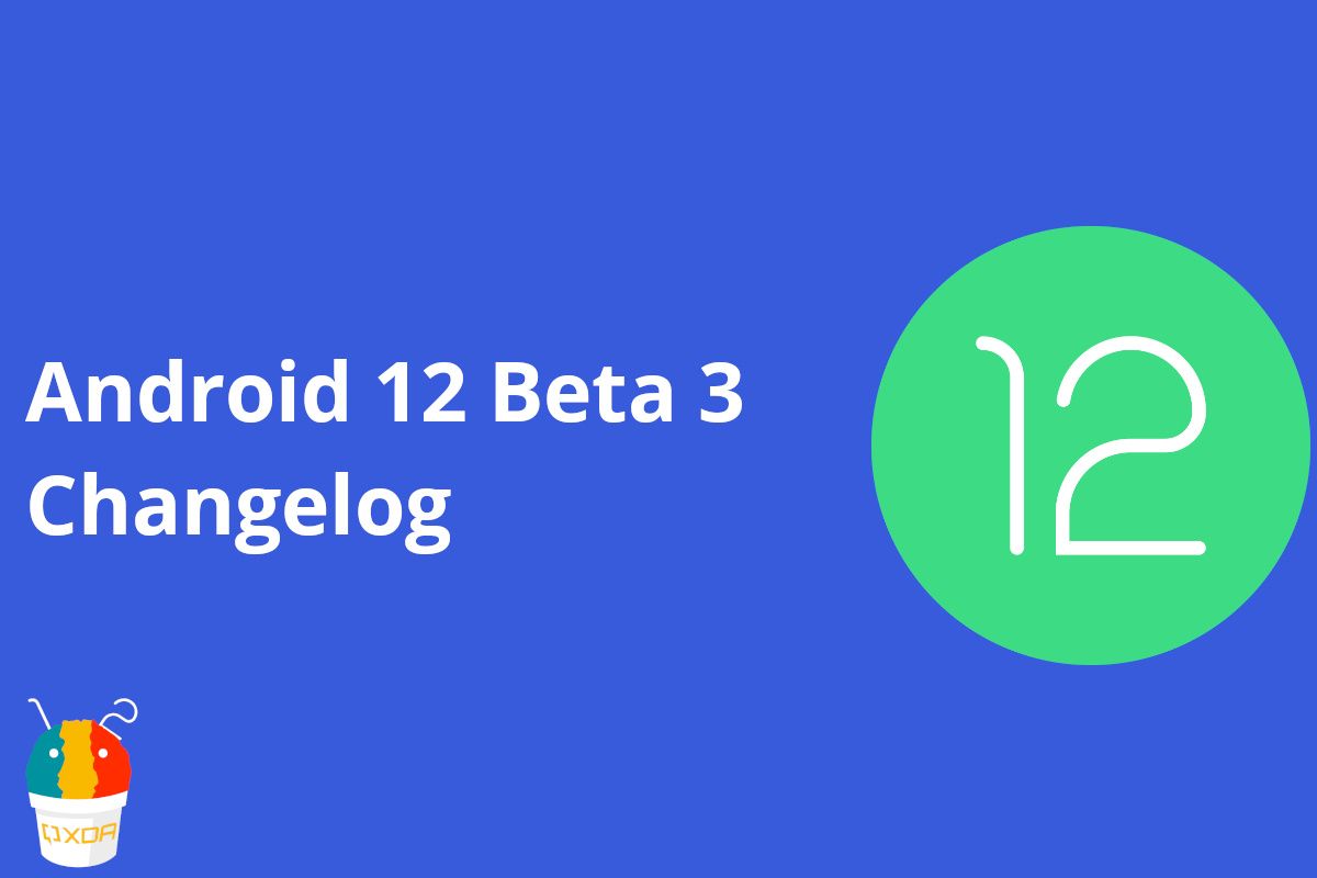 Android 12 Beta 3 logo