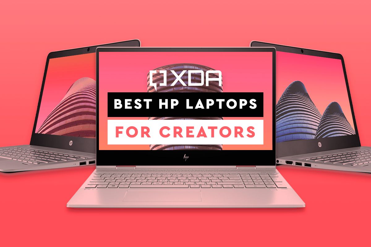 Las laptops HP son ideales para creadores, según la imagen de XDA