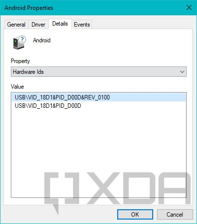 Device Manager Hardware Ids