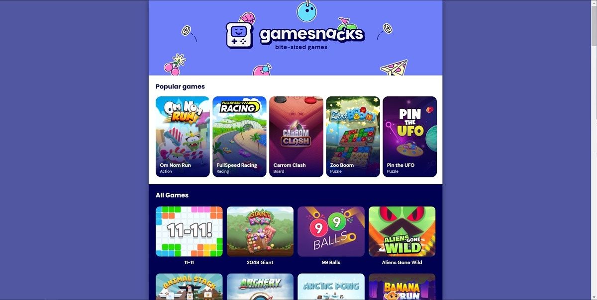GameSnacks HTML5 games