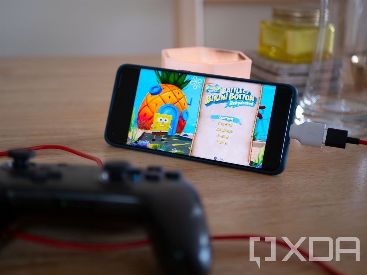 Spongebob Squarepants Battle for Bikini Bottom on the OPPO Find X3 Pro using Stadia