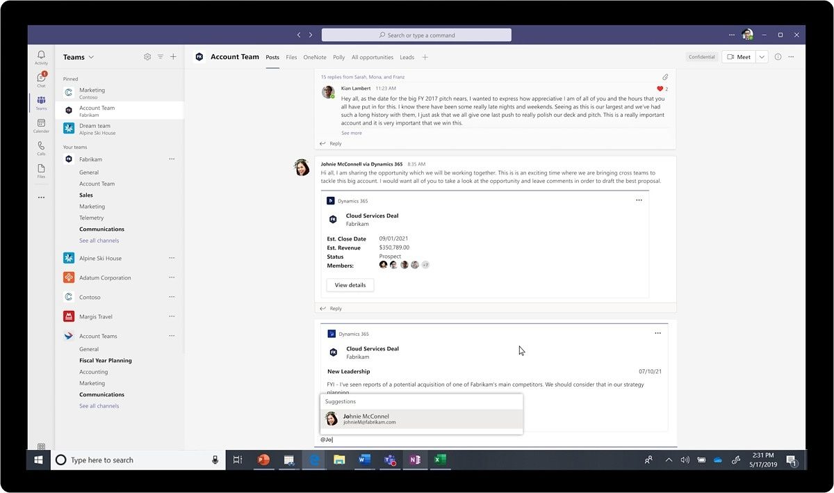 Microsoft Teams adds Dynamics 365 integration and more apps