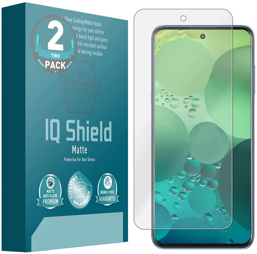 This IQ Shield Screen Protector uses military-grade film to offer resistance against scratches, scrapes, and dents. The protector also sports a matte finish to reduce glare in brightly lit areas. You’ll get two screen protectors in the IQ Shield pack.