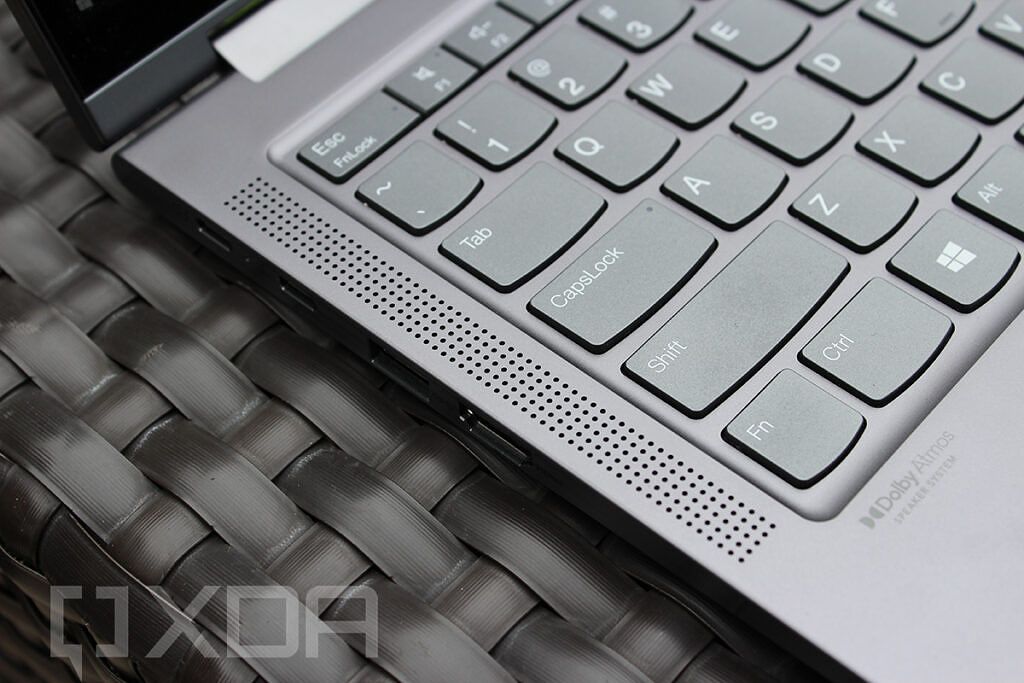 Close up of ThinkPad X1 Yoga speaker