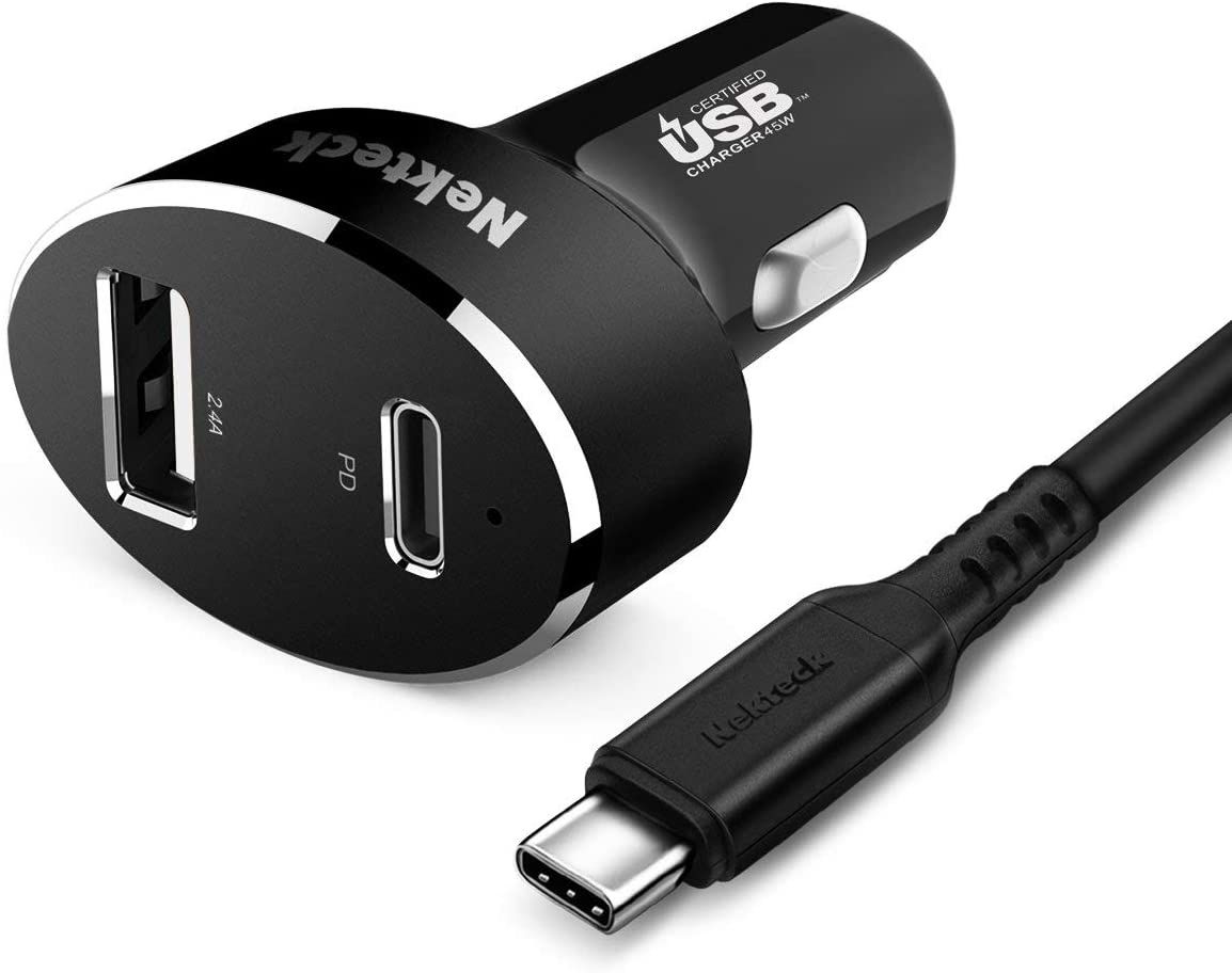 Whether you forgot to charge your laptop before heading out or you have someone working next to you, this 45W car charger can help keep your laptop going -- even though it doesn't deliver as much power as the official charger for the HP EliteBook 840 Aero. It'll just charge more slowly.