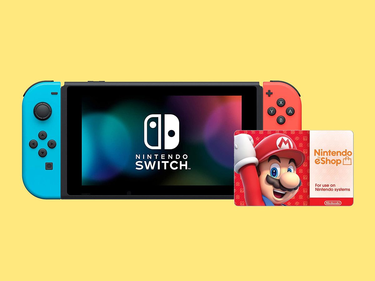 Nintendo Switch with eShop card