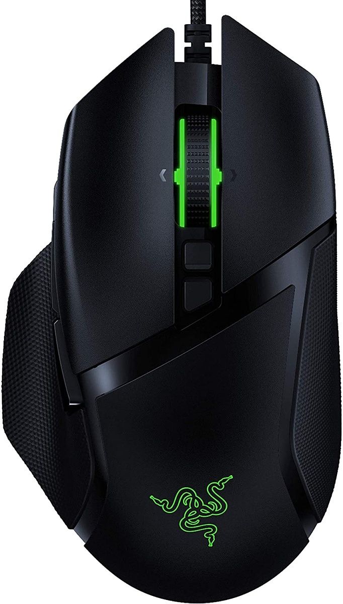 The Razer Basilisk v2 is an advanced gaming mouse with 11 programmable buttons using Razer's optical light-based switches. The mouse sensor has a 20,000DPI that can be adjusted to your liking, and it has a lightweight cable for more comfortable use.