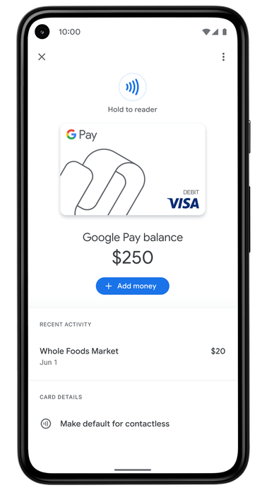 Google Pay balance wallet
