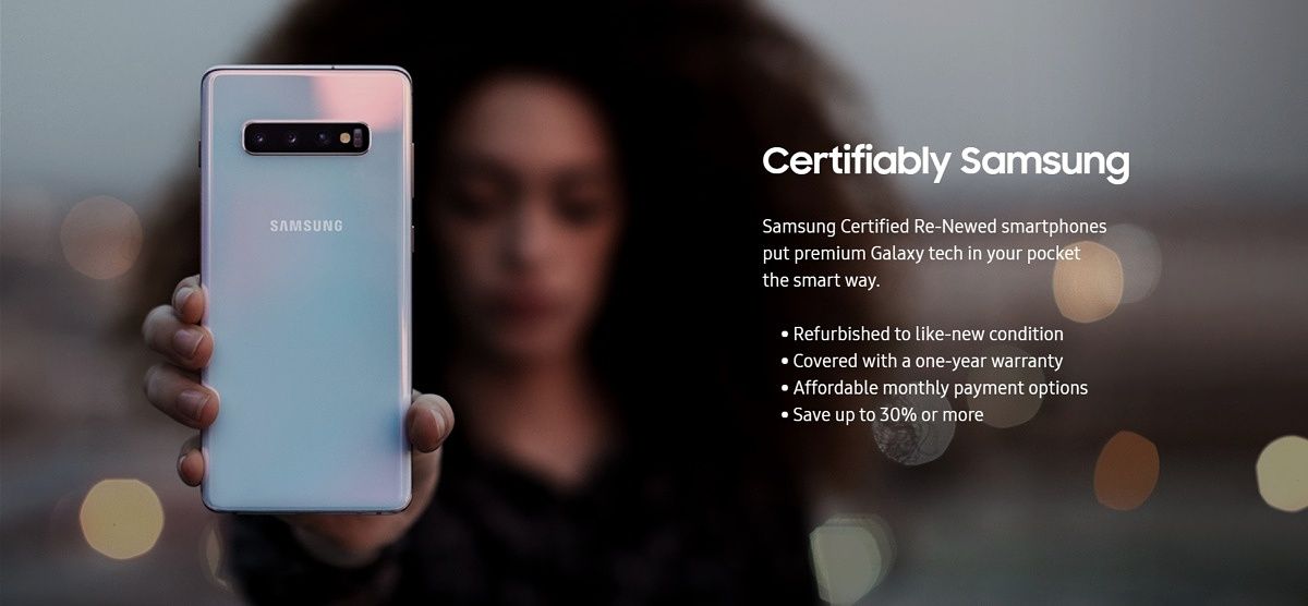 Samsung Galaxy S20 series certified -renewed