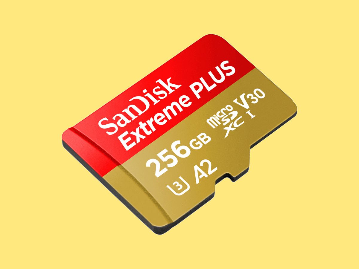 SanDisk Extreme PLUS 256GB microSD card