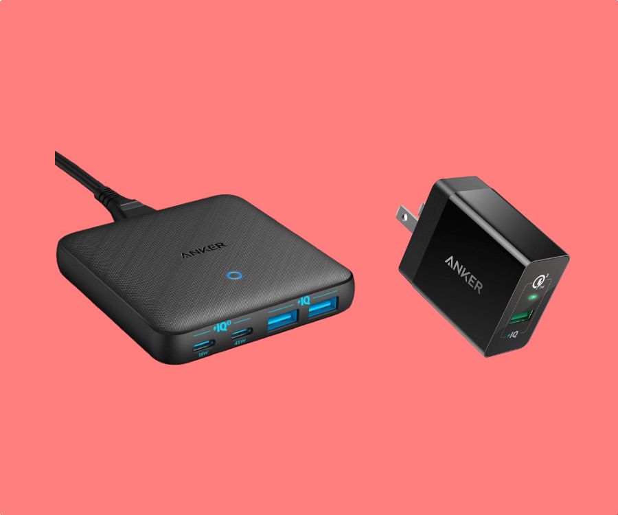 Anker hub and wall charger