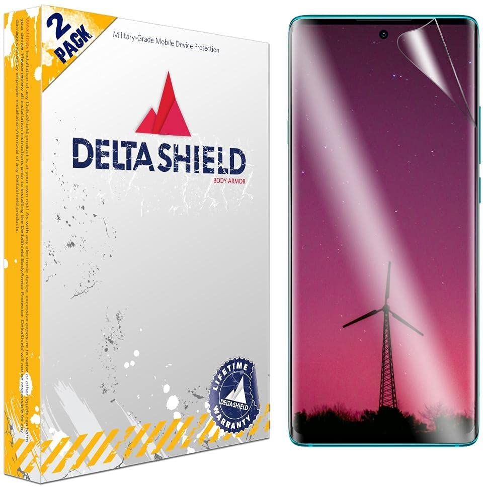 This DeltaShield Screen Protector is a TPU film that has an oleophobic coating to prevent fingerprint smudges. It also comes with ’self healing’ technology that makes the minor scratches and scruffs to disappear over time. You get two screen protectors in the DeltaShield pack.
