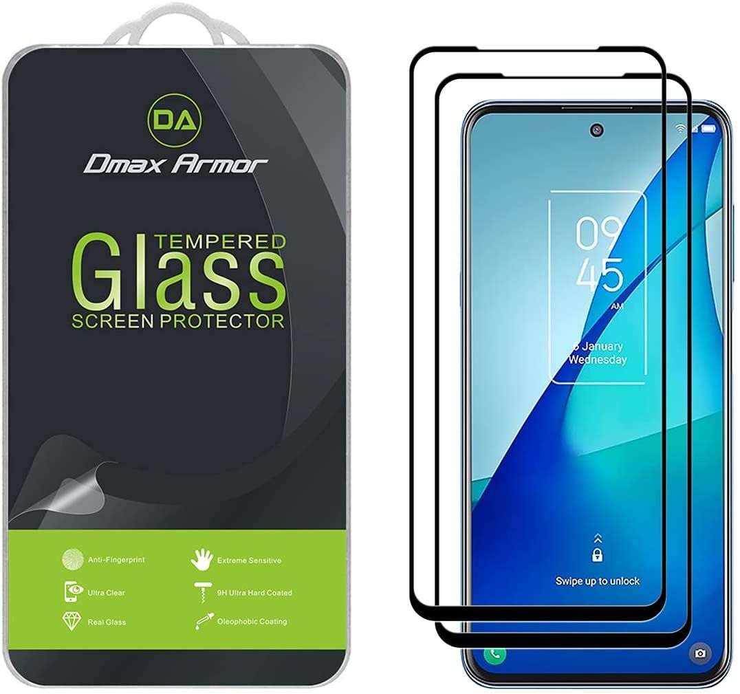 The Dmax Armor tempered glass protector comes with 9H hardness as well as an oleophobic coating. It's also easy to apply, and you get a lifetime replacement warranty. There are two screen protectors in the Dmax Armor pack.