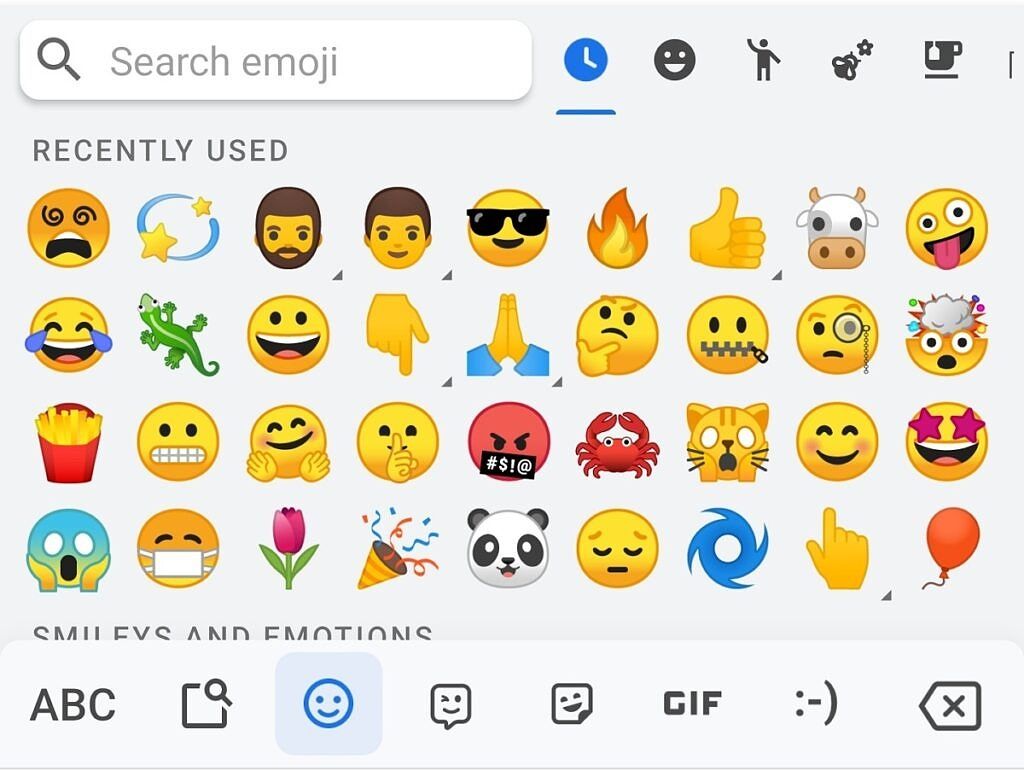 Gboard emojis