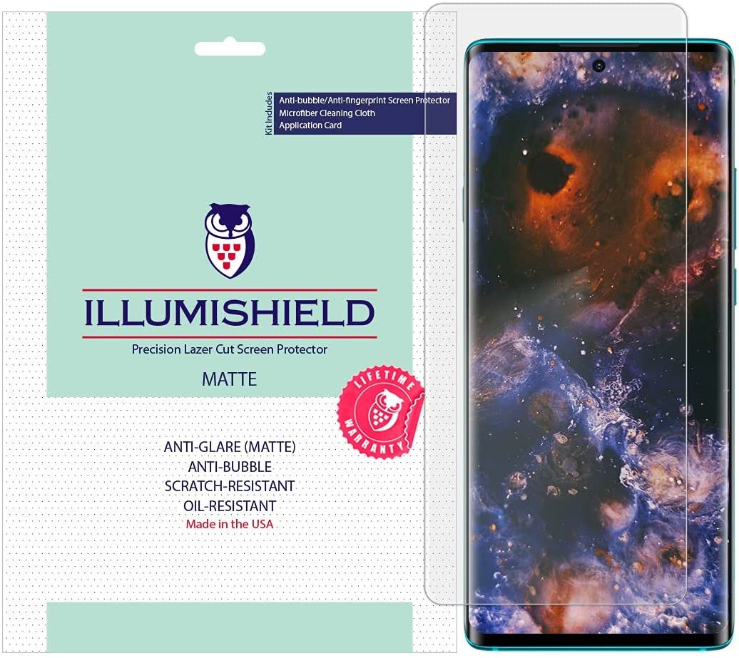 The iLLumishield screen protector for TCL 20 Pro 5G is made of a PET film that includes multiple layers to safeguard your phone’s screen. It also reduces glare and is resistant to fingerprint smudges.