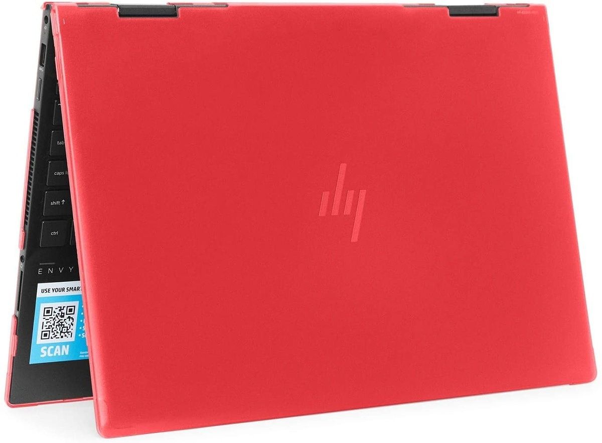 Laptops these days mostly come in boring colors, but this hard case lets you make your HP Envy x360 bright and vibrant while offering protection. It's specifically designed for the newest models, but it has the advantage of letting you rotate the screen all around while using it.