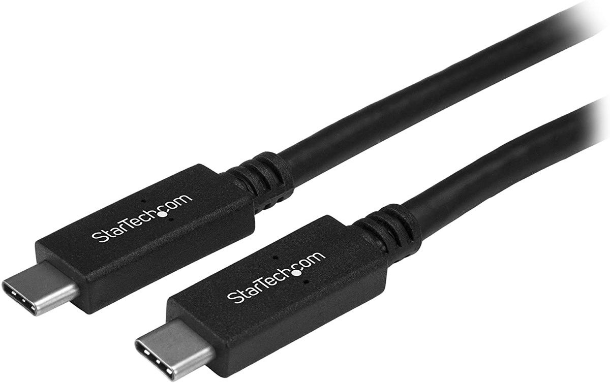 The StarTech.com cable can deliver up to 60W charging, and supports USB SuperSpeed 10Gbps specifications. It's two meters in size.