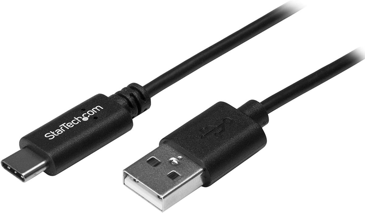 StarTech.com USB A to USB C cable is offered in multiple lengths from 0.5 meters to 4 meters. Moreover, it supports USB 2.0 speeds, and comes with a lifetime warranty. It can handle 2.4A charging.