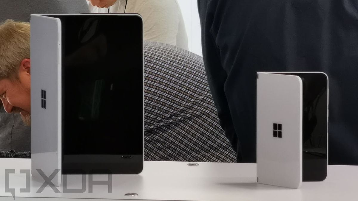 Microsoft Surface Neo and Surface Duo at launch event