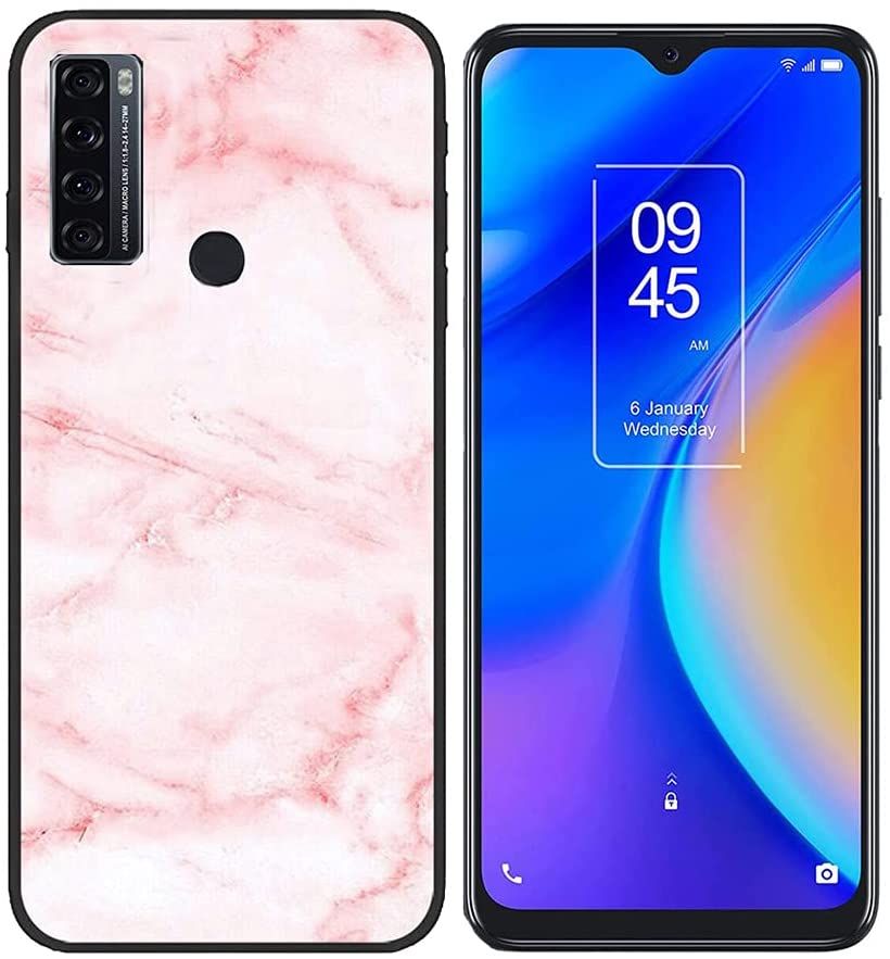 This Tznzxm case is a decent option if you’re looking for something colorful to protect your phone. The case is made with flexible TPU and comes with a marble painting design on the back cover. The company is offering two design options.