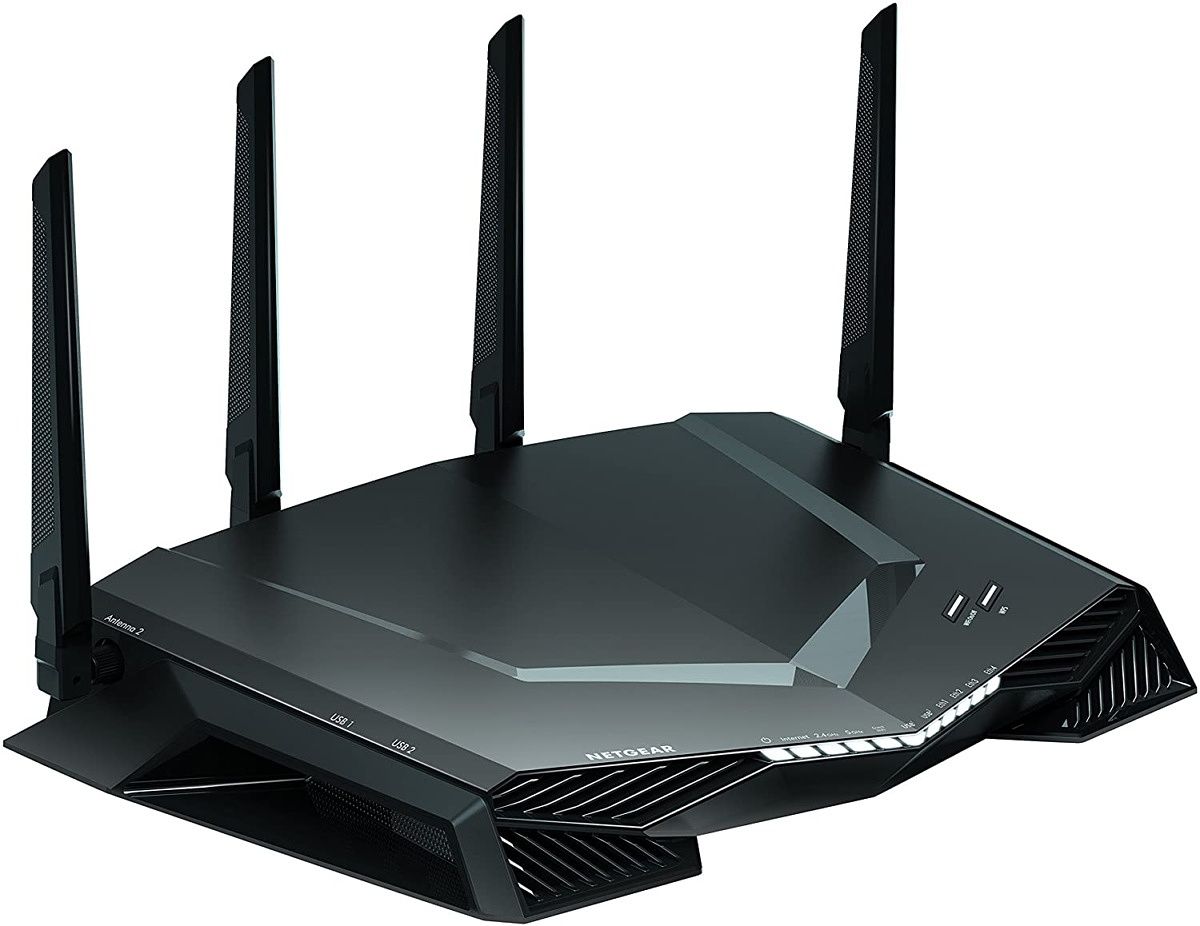 This router has a powerful gaming-focused interface and more LAN connectors, but it doesn't support Wi-Fi 5.