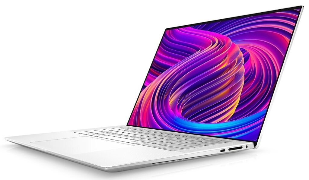 Dell XPS 15 Arctic White Right Angle View