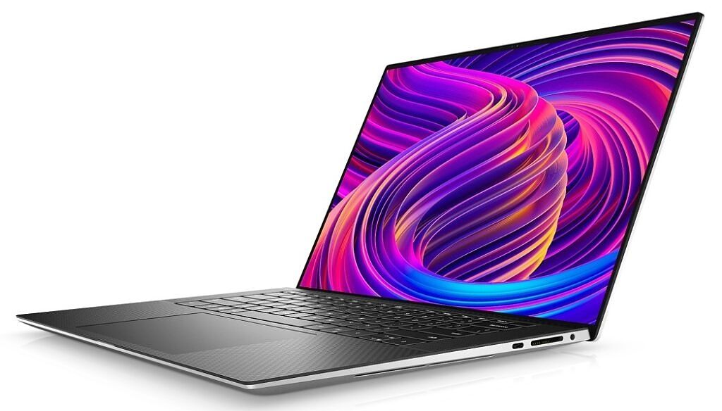 Dell XPS 15 Black Right Angle View