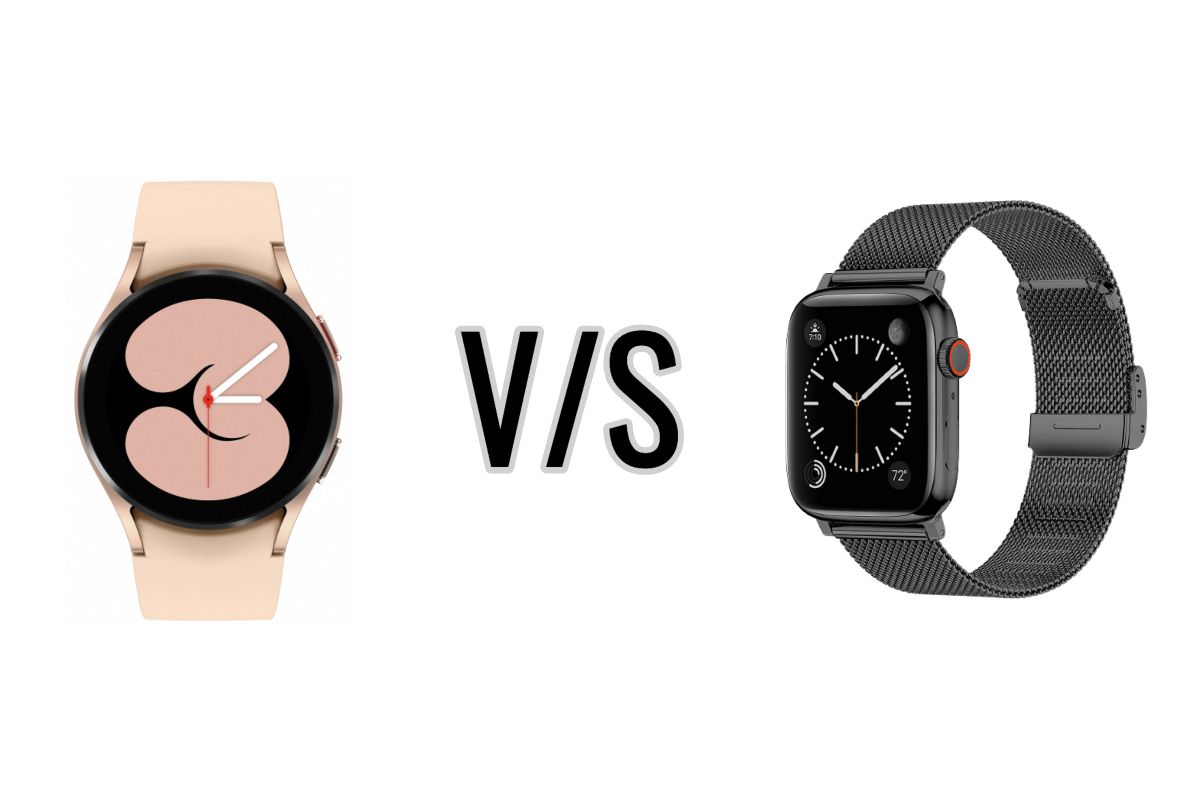 Galaxy Watch 4 vs Apple Watch 6