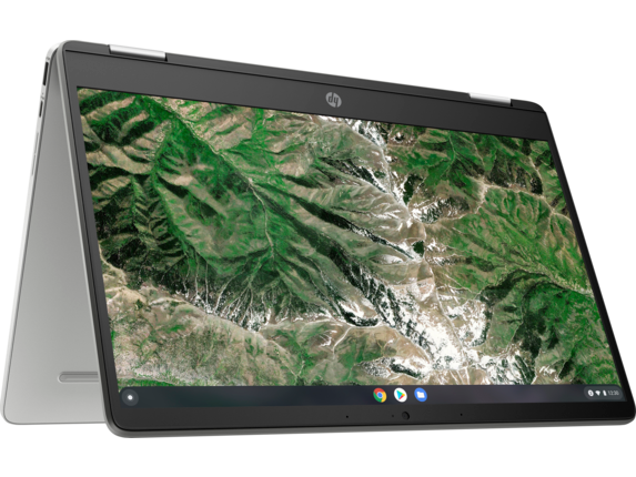 Want to use your Chromebook like a tablet? With the Chromebook x360 you can, and it's backed up by an Intel Pentium Silver processor, 4GB of RAM, and 64GB of storage, giving you solid performance for basic tasks.