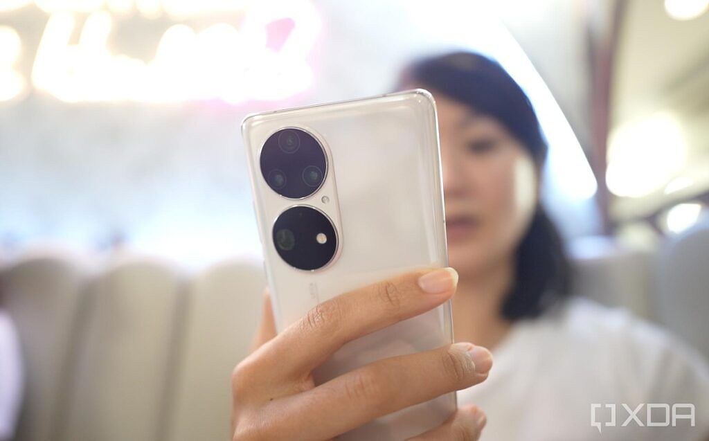 Huawei P50 Pro in white